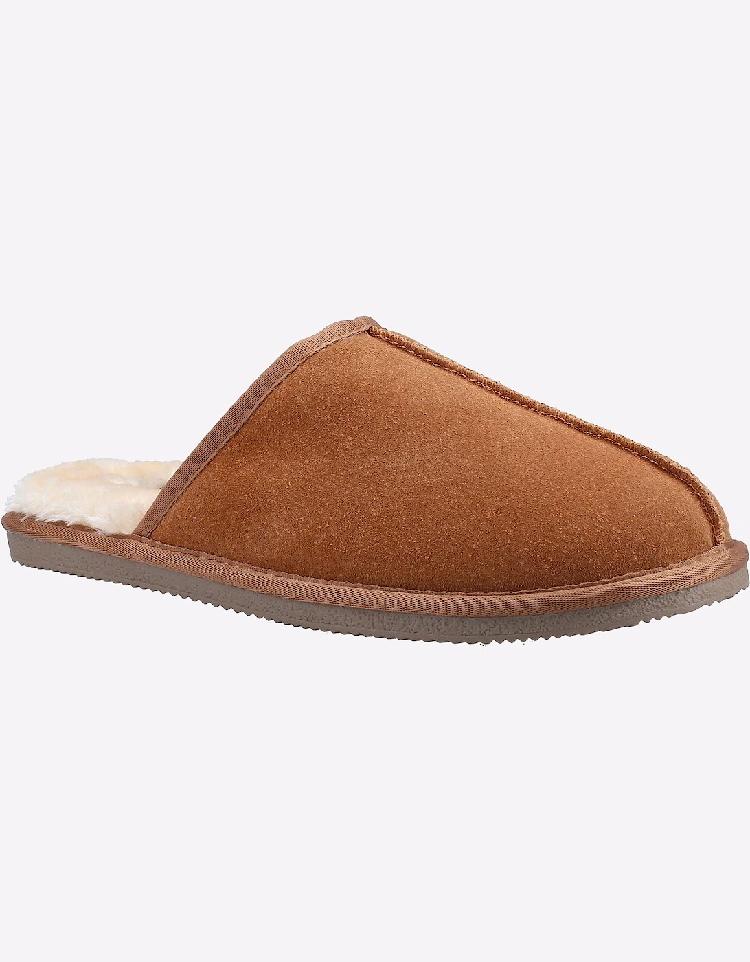 Hush Puppies Coady Memory Foam Slipper Mens Tan