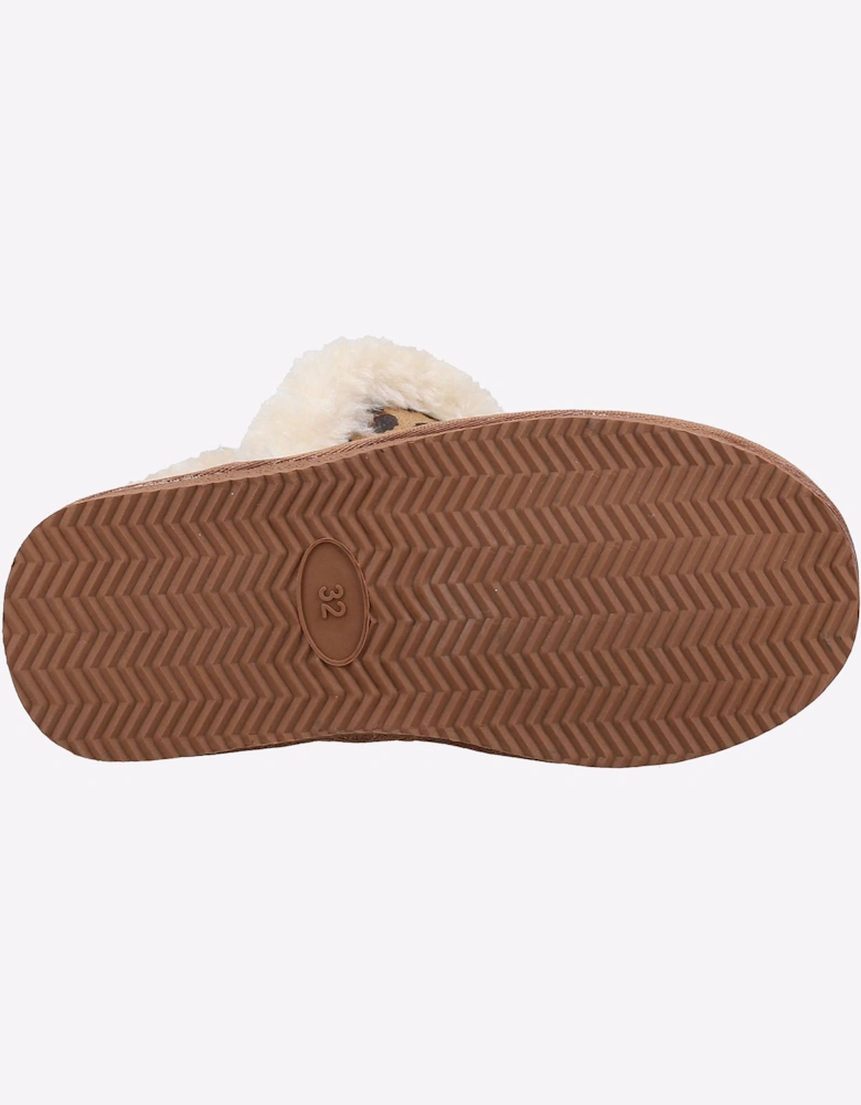 Hush Puppies Ashlynn Junior Slipper Boots Leopard