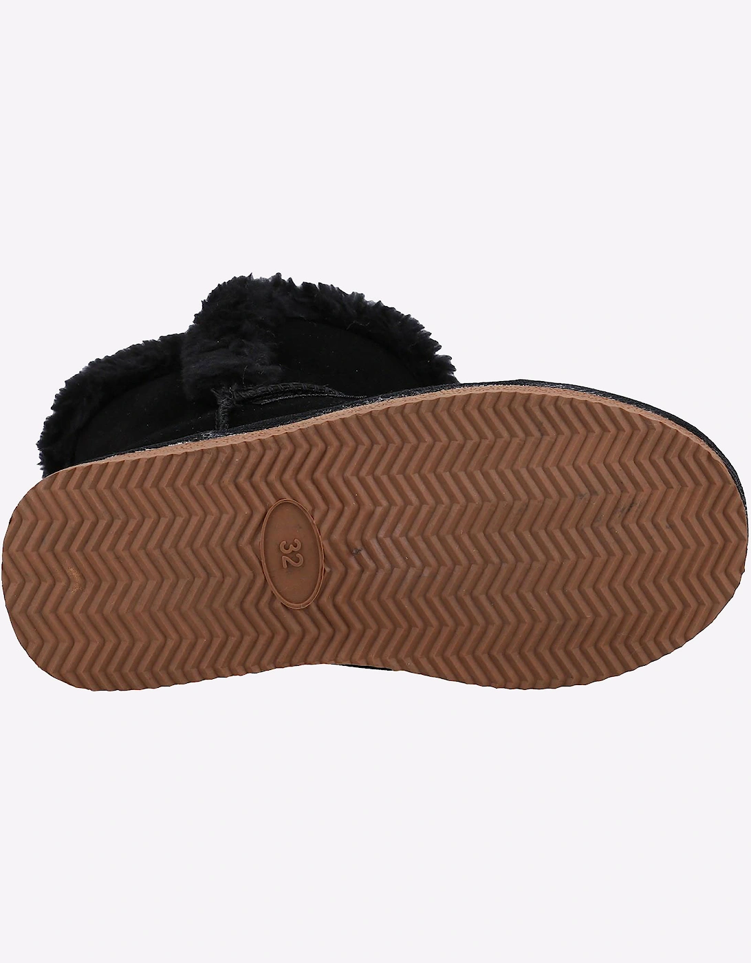 Hush Puppies Ashlynn Junior Slipper Boots Black