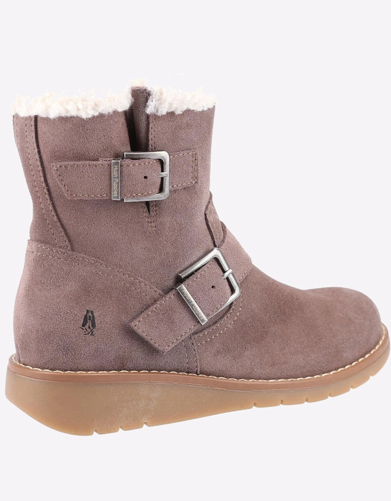 Hush Puppies Lexie Memory Foam Womens Boots Taupe