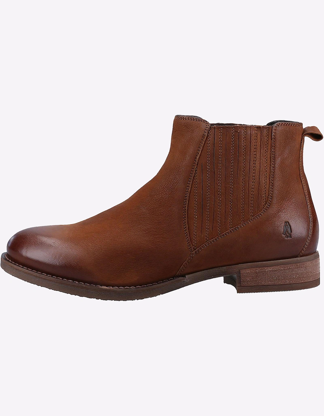 Hush Puppies Edith Leather Womens Boots Tan