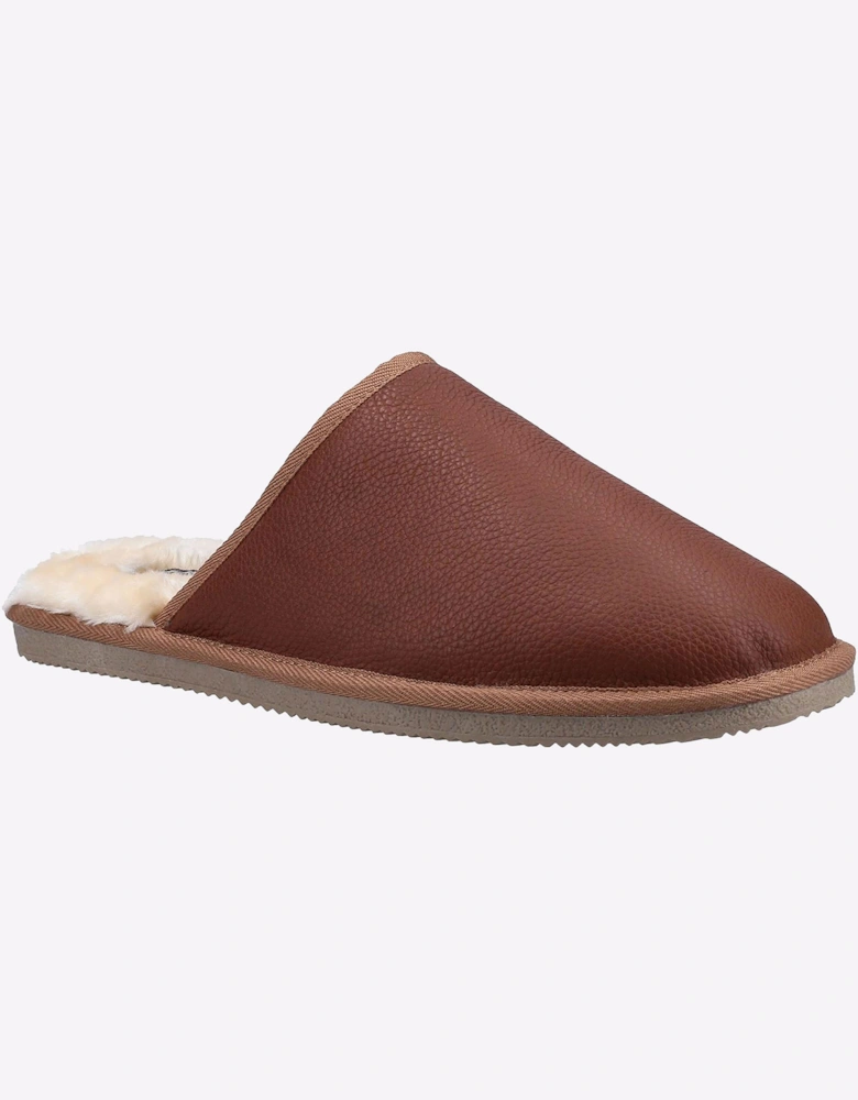 Hush Puppies Coady Memory Foam Mens Slippers Tan