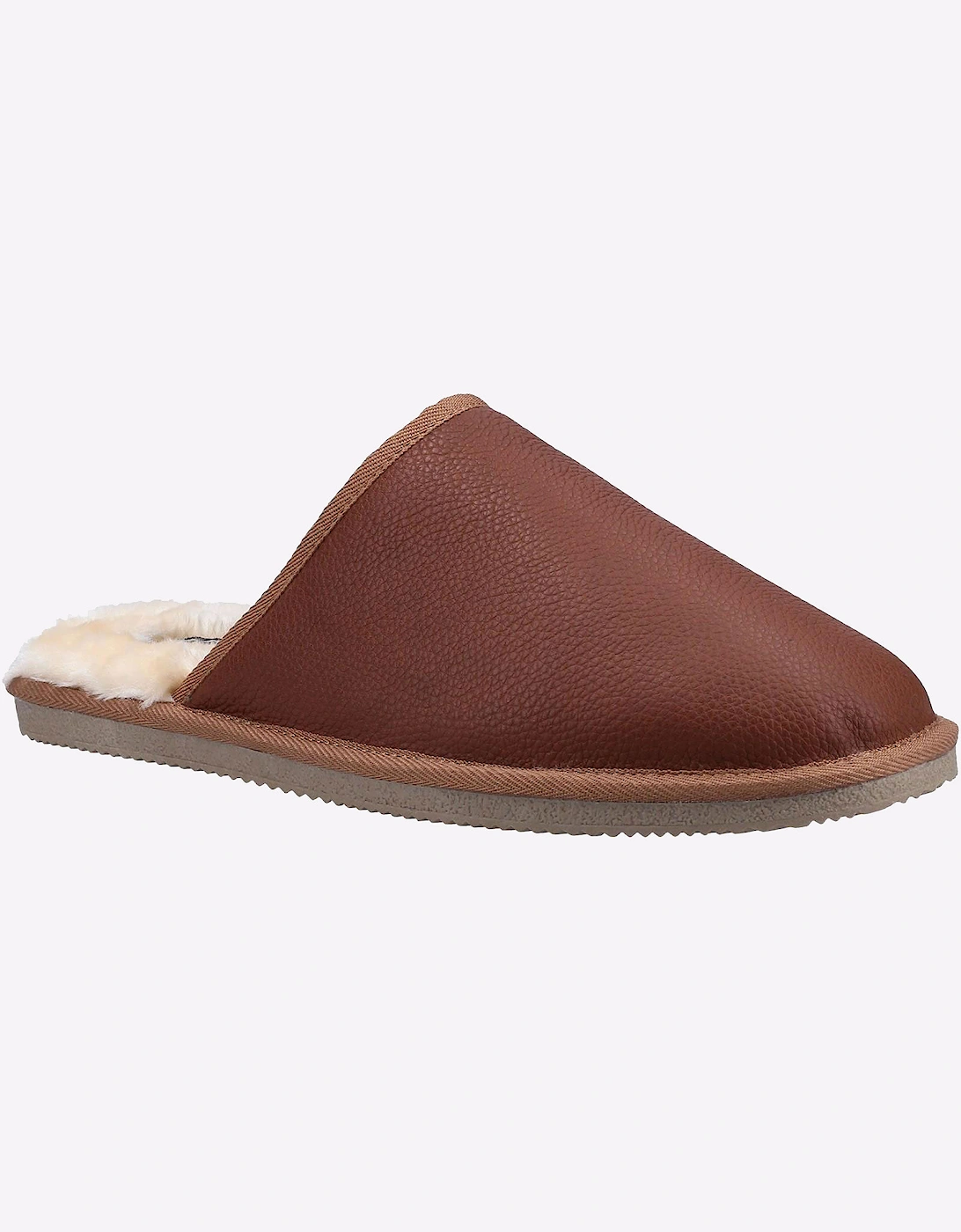 Hush Puppies Coady Memory Foam Mens Slippers Tan