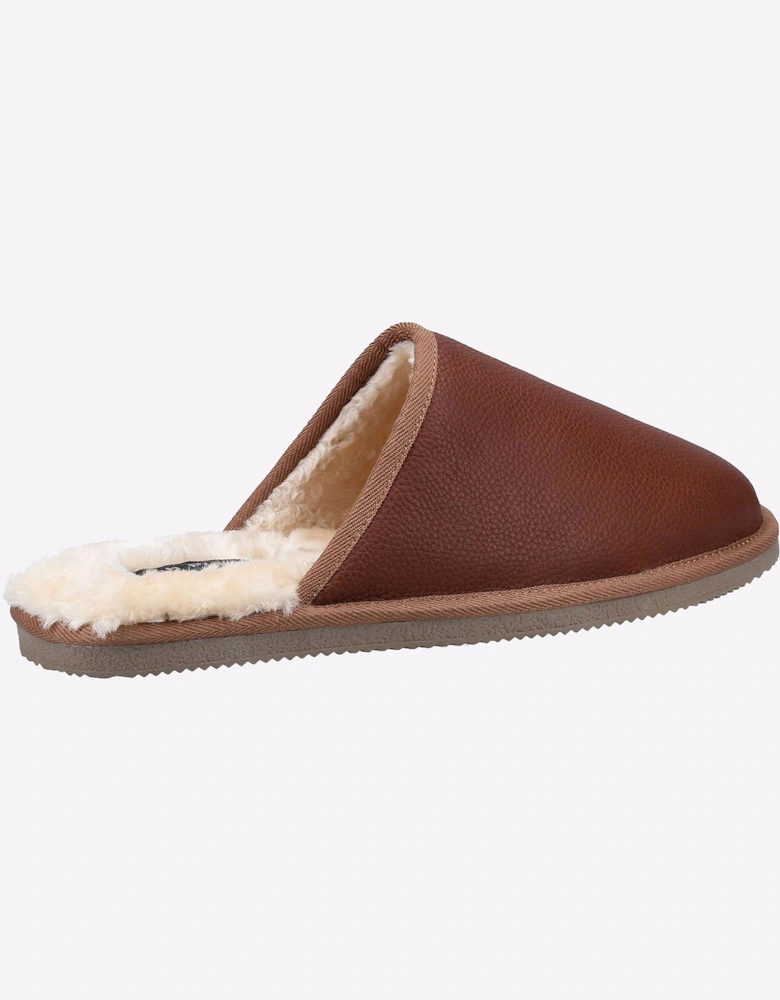 Hush Puppies Coady Memory Foam Mens Slippers Tan