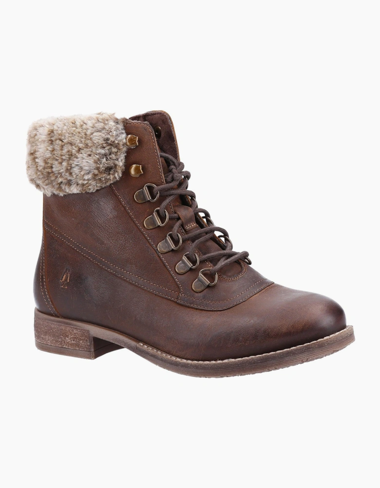 Hush Puppies Effie Memory Foam Womens Boots Brown