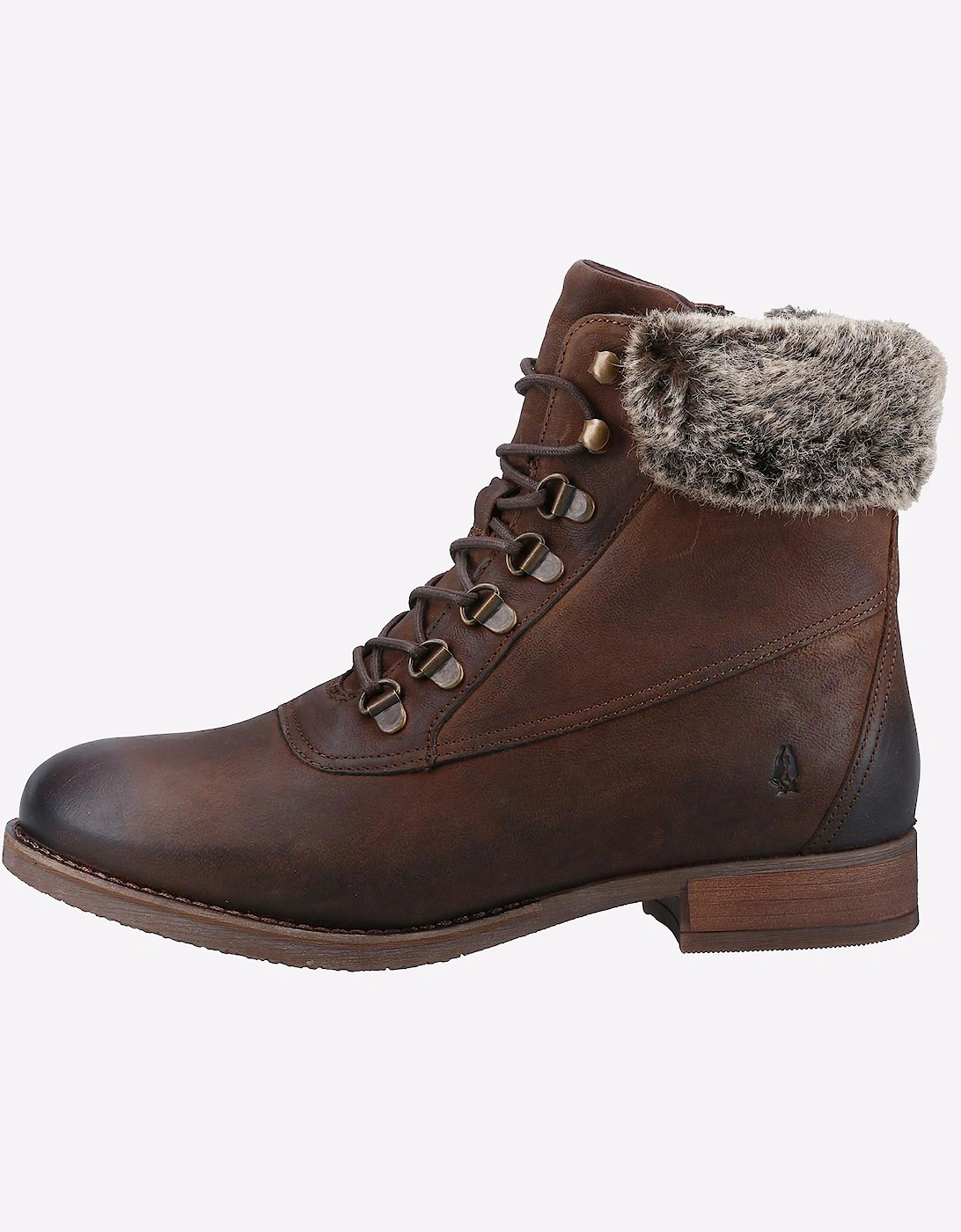 Hush Puppies Effie Memory Foam Womens Boots Brown