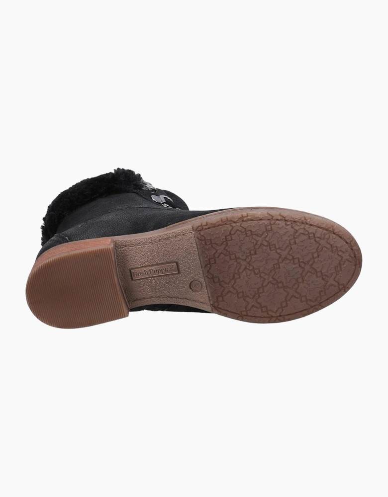Hush Puppies Effie Memory Foam Womens Boots Black