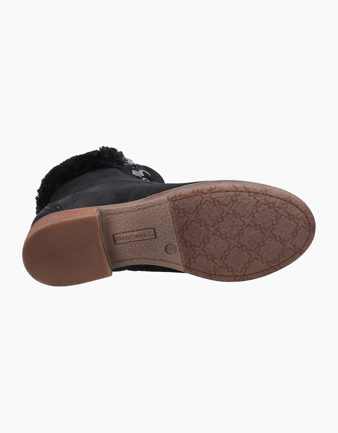 Hush Puppies Effie Memory Foam Womens Boots Black