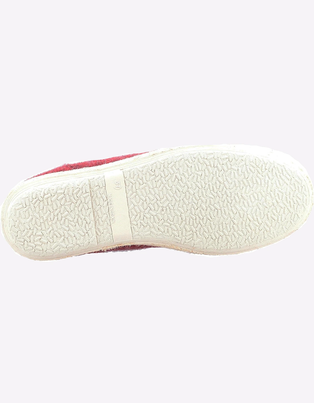 Hush Puppies Recycled Cosy Womens Slippers Burgundy