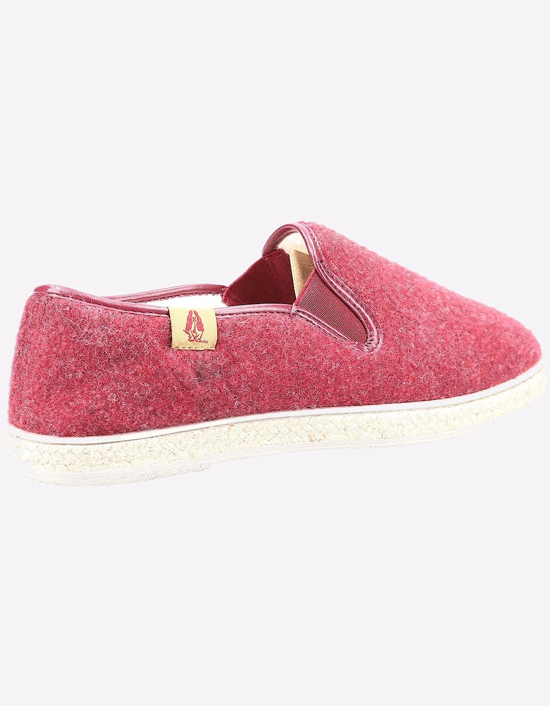 Hush Puppies Recycled Cosy Womens Slippers Burgundy