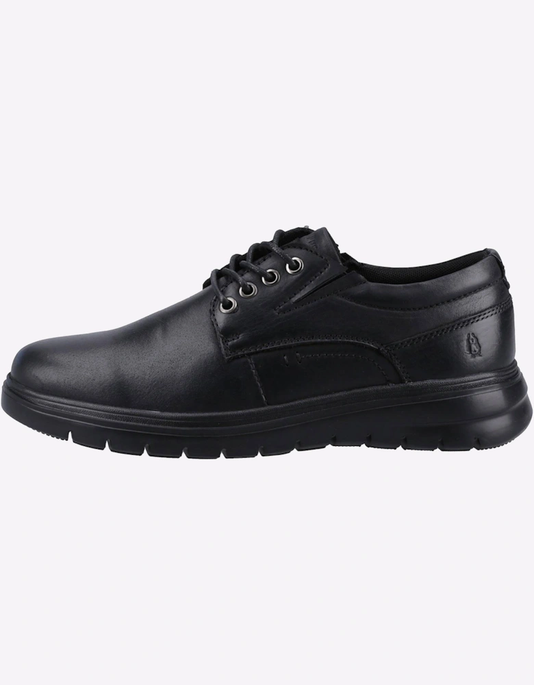 Hush Puppies Triton Leather Mens Shoes Black