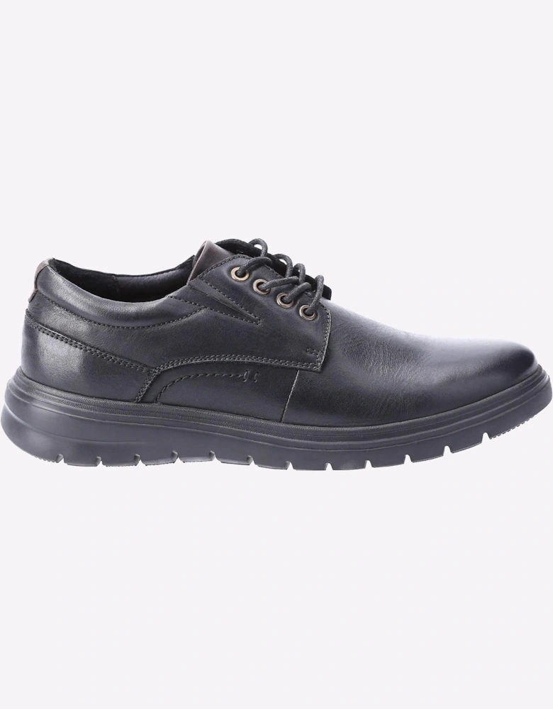Hush Puppies Triton Leather Mens Shoes Black