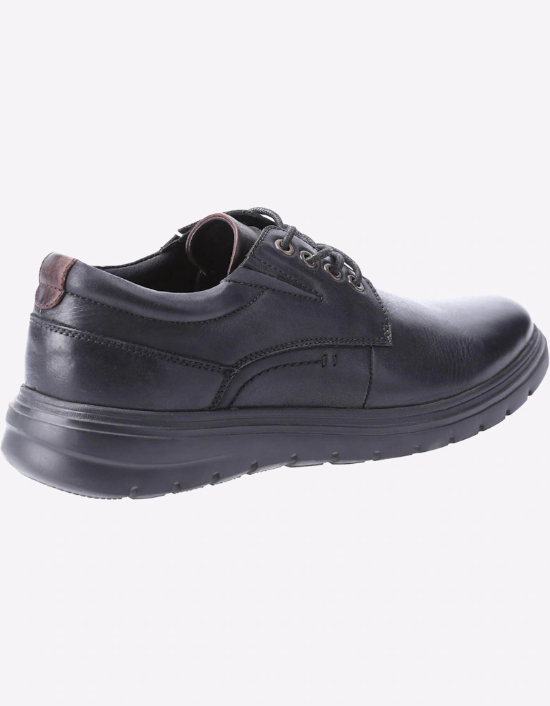 Hush Puppies Triton Leather Mens Shoes Black
