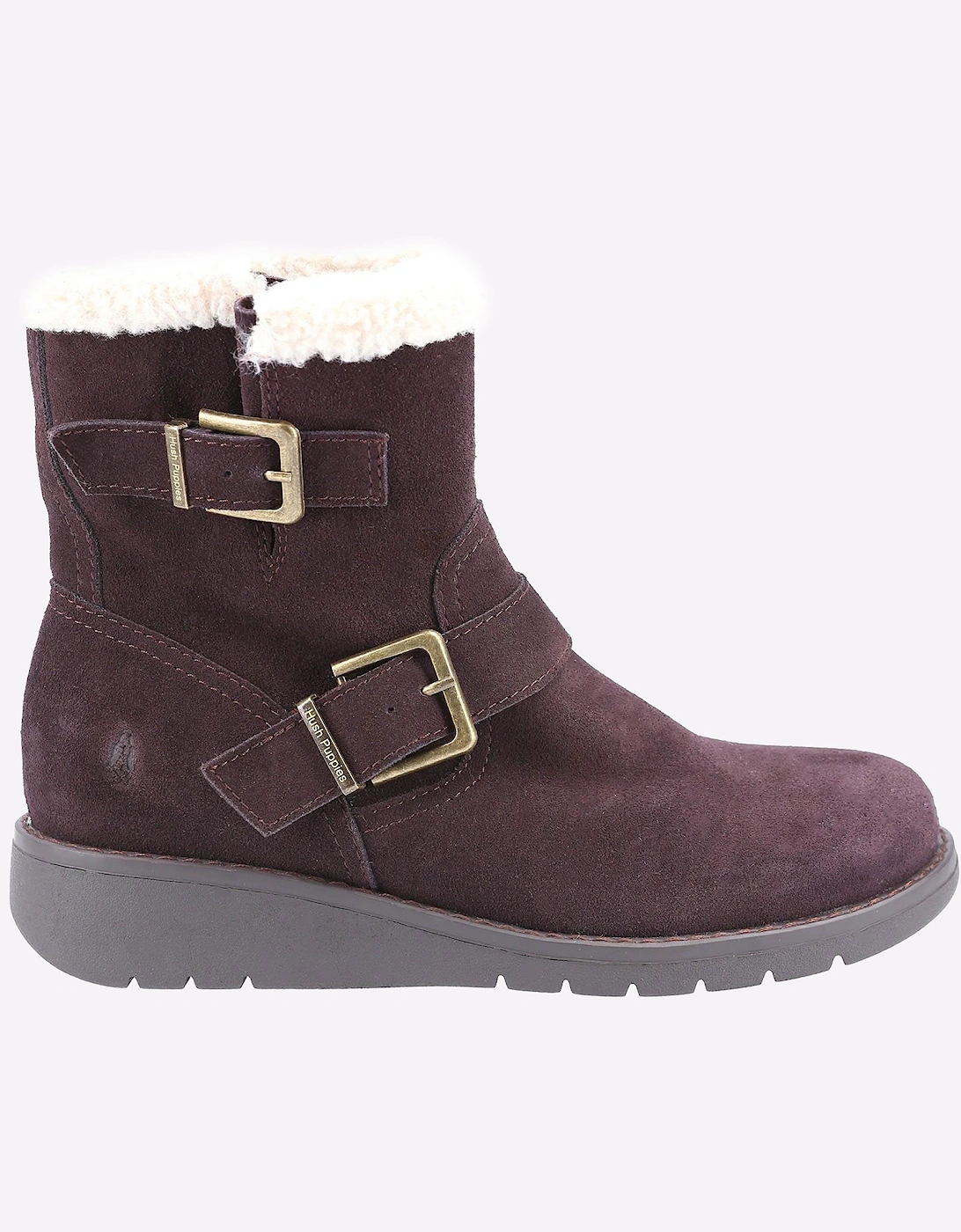 Hush Puppies Lexie Memory Foam Womens Boots Brown