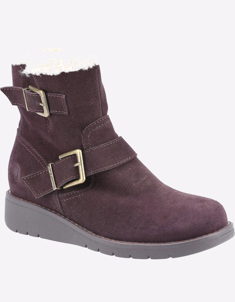 Hush Puppies Lexie Memory Foam Womens Boots Brown