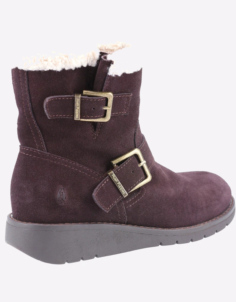 Hush Puppies Lexie Memory Foam Womens Boots Brown