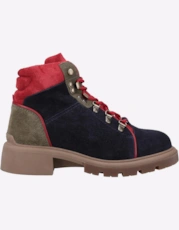 Navy / Beige/ Red