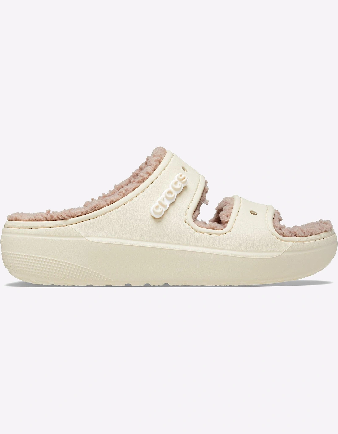 Crocs Classic Cozzzy Sandal Bone