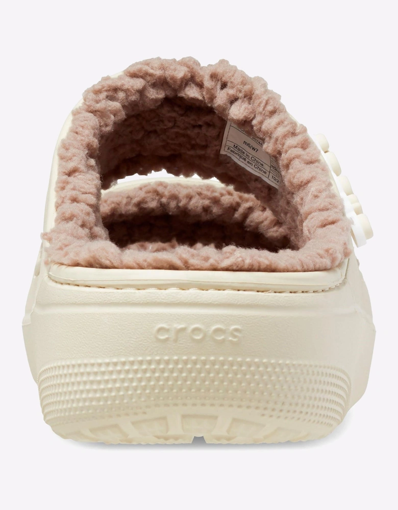 Crocs Classic Cozzzy Sandal Bone