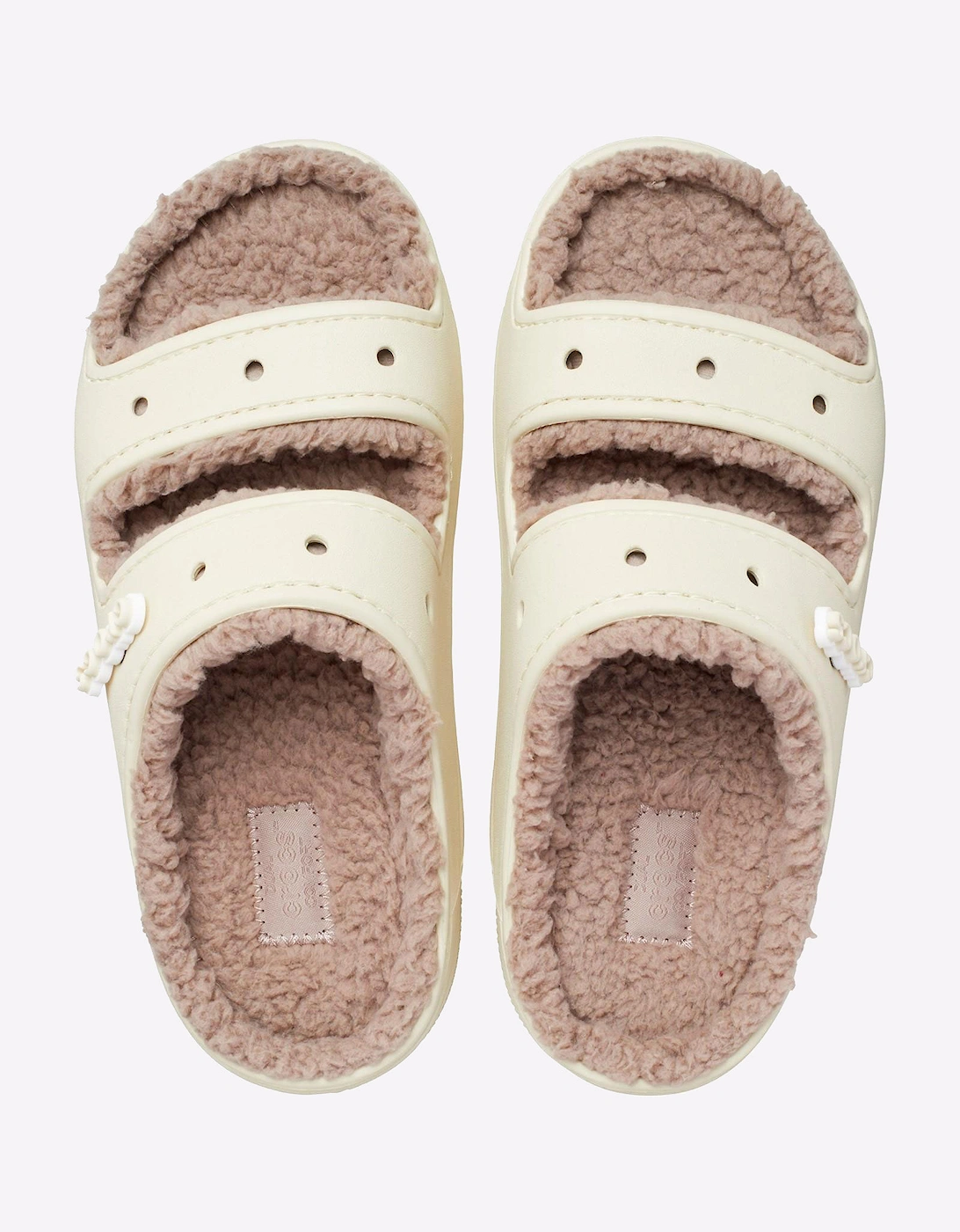 Crocs Classic Cozzzy Sandal Bone