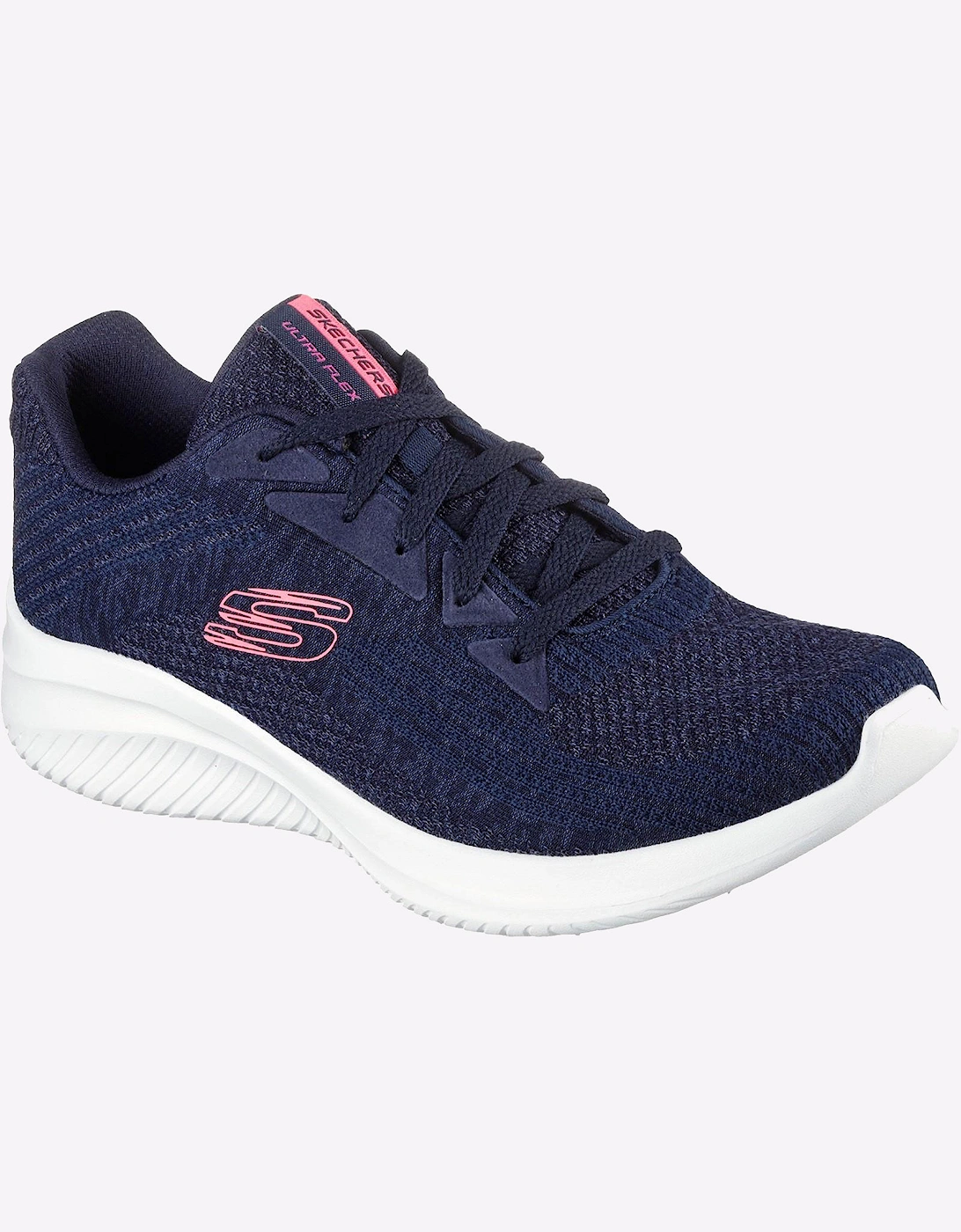 Skechers Ultra Flex 3.0 Memory Foam Trainers Womens Navy