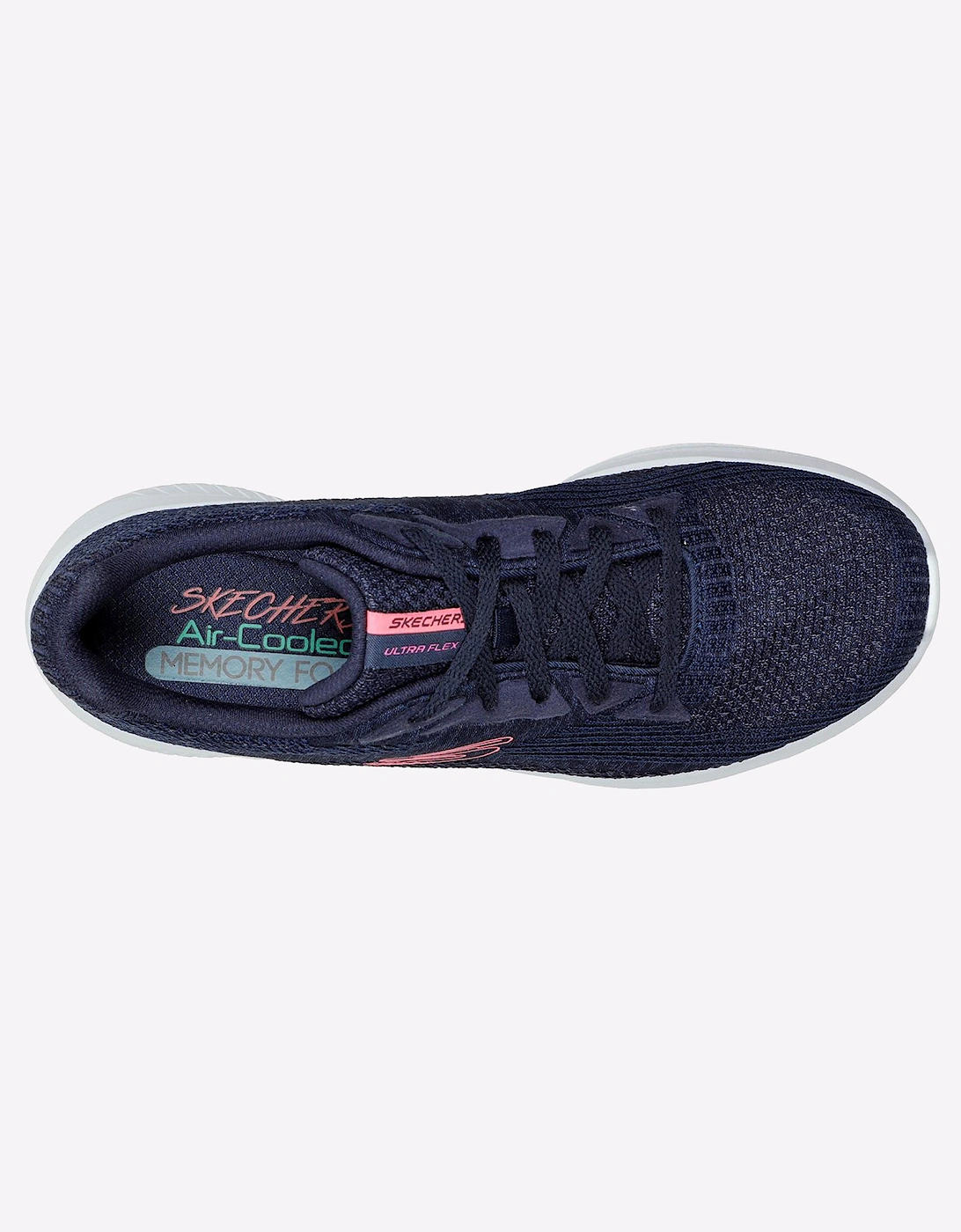 Skechers Ultra Flex 3.0 Memory Foam Trainers Womens Navy
