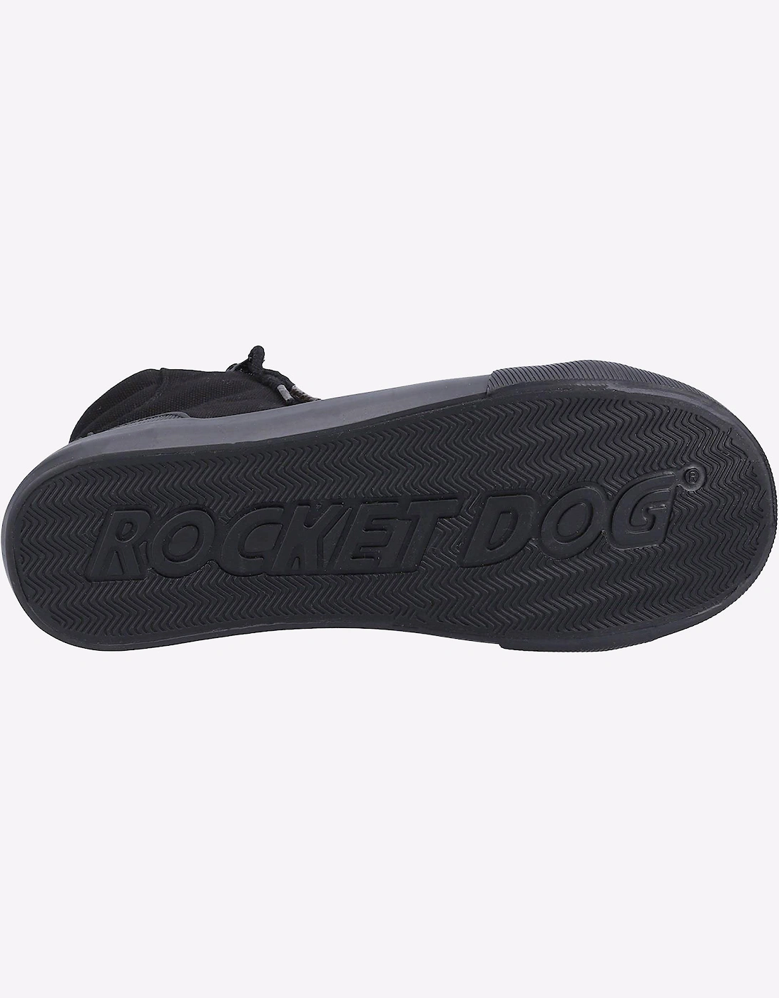 Rocket Dog Jazzin Womens Hi-Top Trainers Black