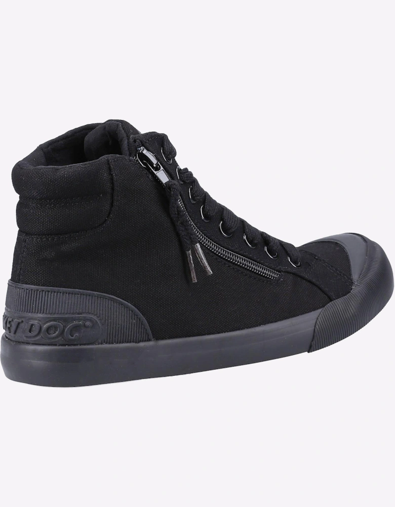 Rocket Dog Jazzin Womens Hi-Top Trainers Black