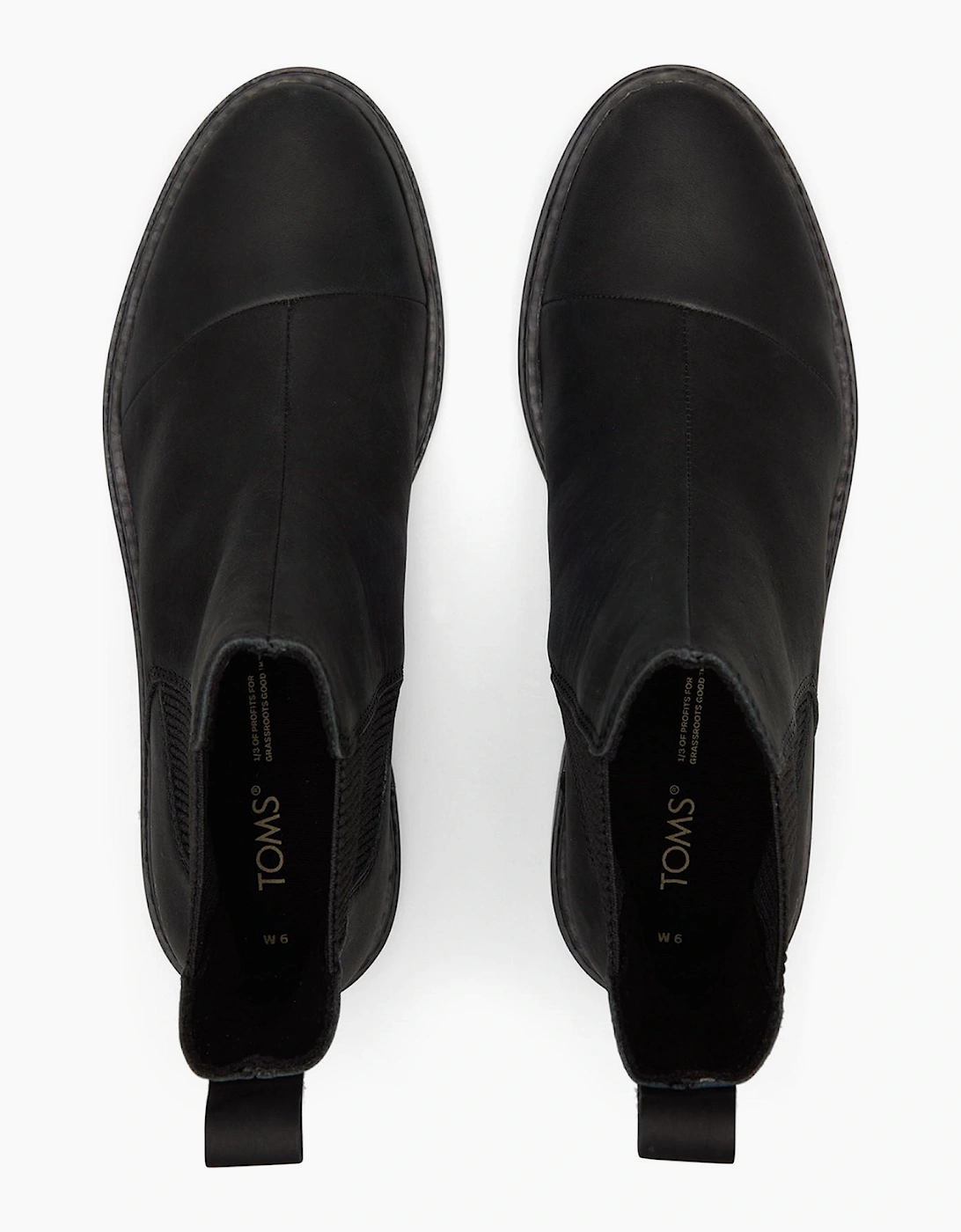 Toms Charlie Womens Boots Black
