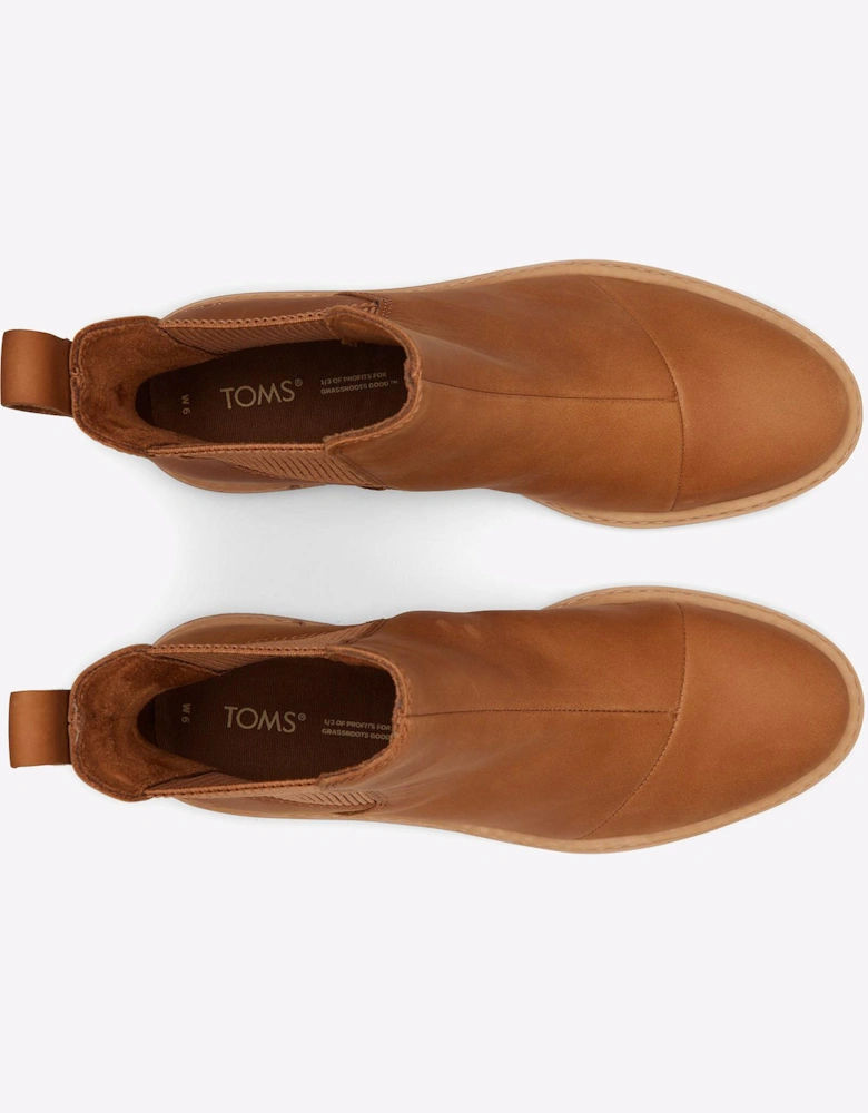 Toms Charlie Boots Womens Tan