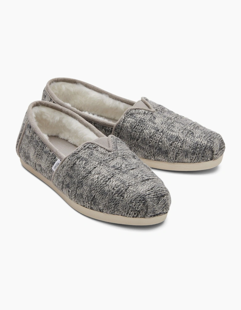 Toms Alpargata Cloudbound Slippers Womens Grey