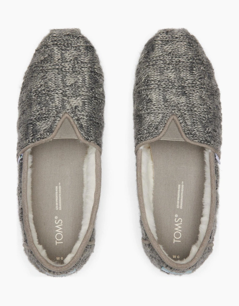 Toms Alpargata Cloudbound Slippers Womens Grey
