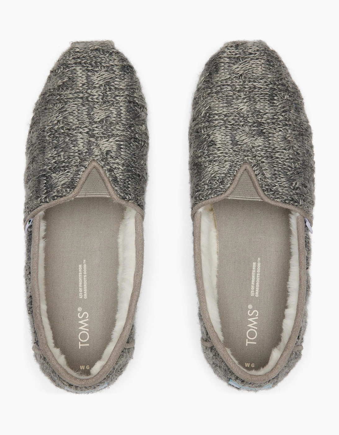 Toms Alpargata Cloudbound Slippers Womens Grey