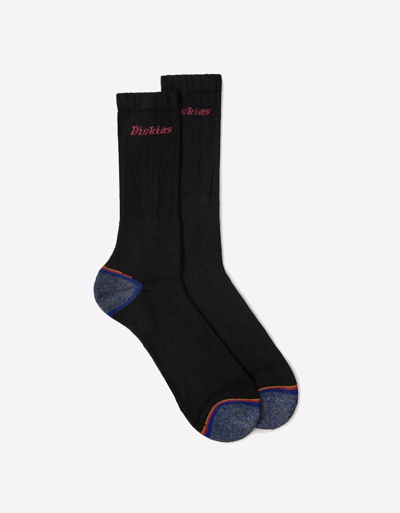 Dickies Strong Work Socks Mens (3 Pack) Black