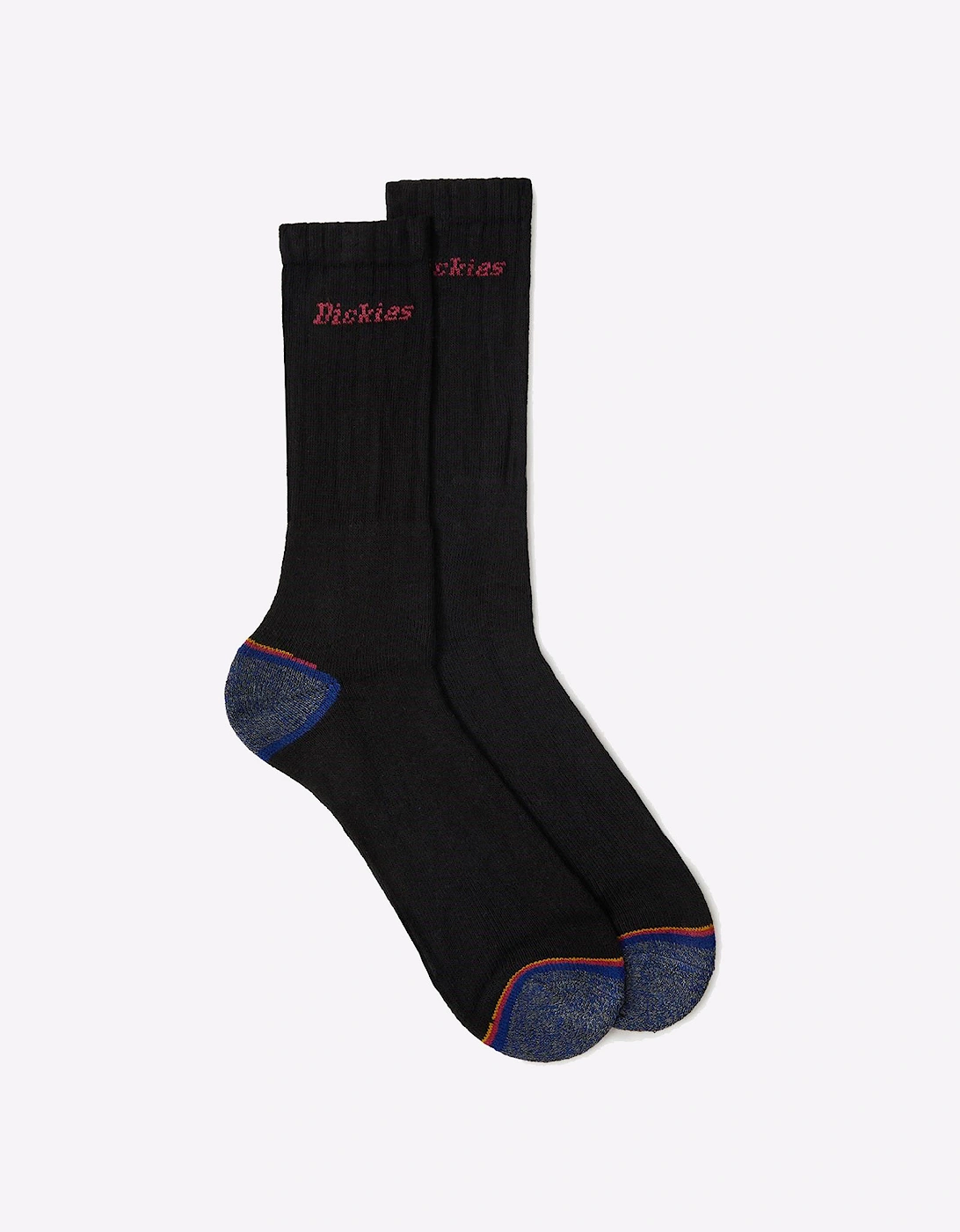 Dickies Strong Work Socks Mens (3 Pack) Black