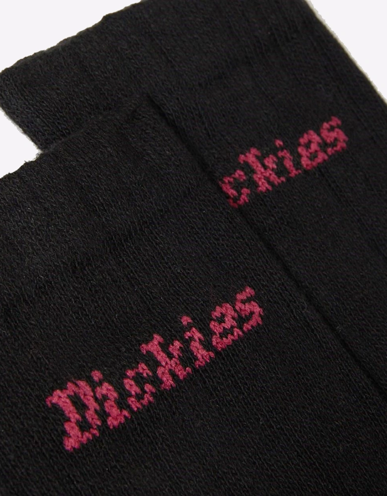 Dickies Strong Work Socks Mens (3 Pack) Black