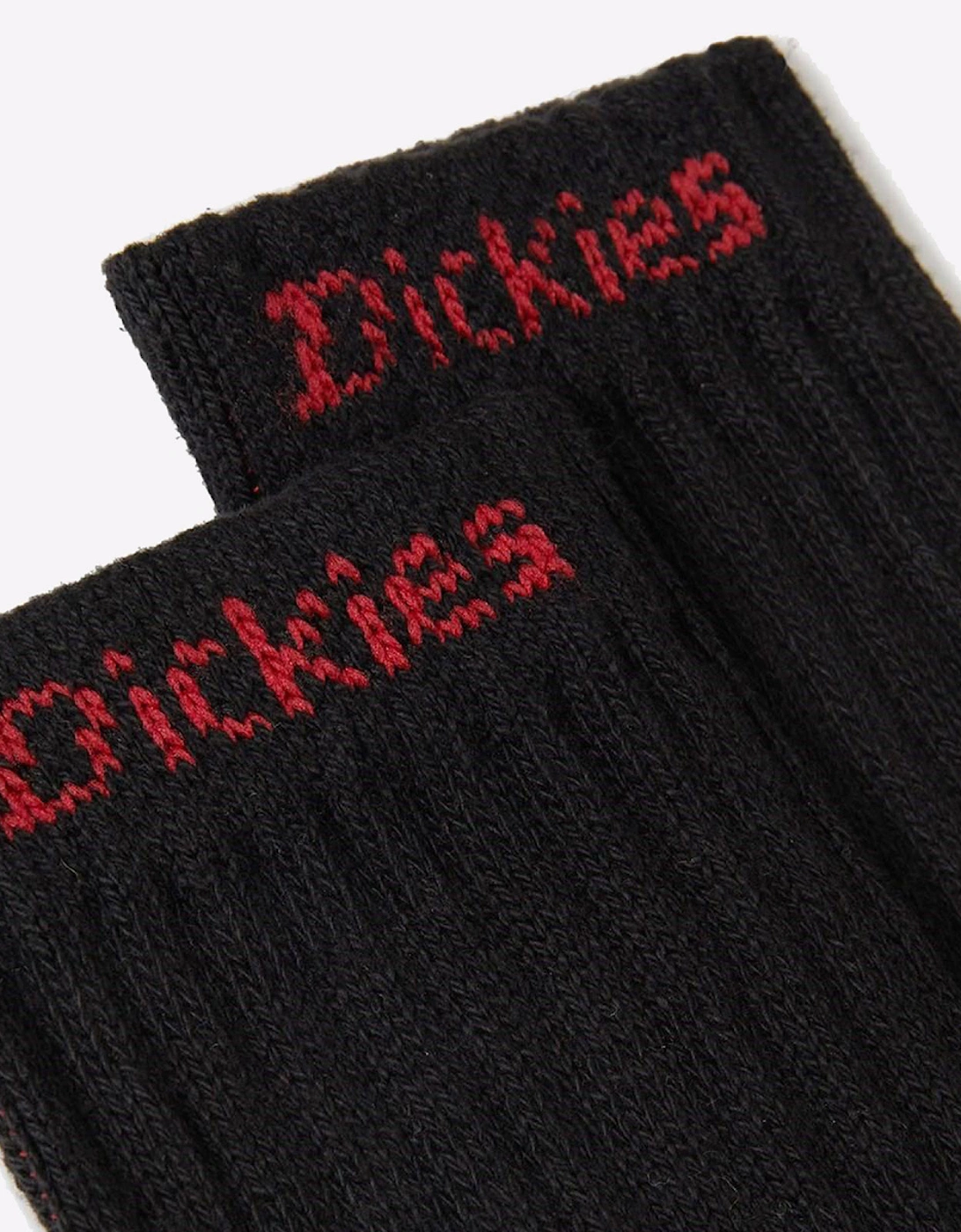Dickies Industrial Work Socks Mens Black