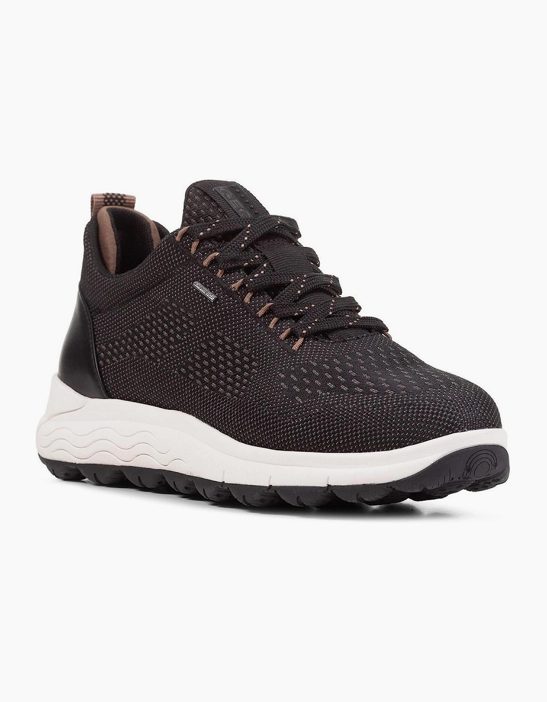 Geox Spherica Amphibiox Womens Trainers Black / Dark Beige