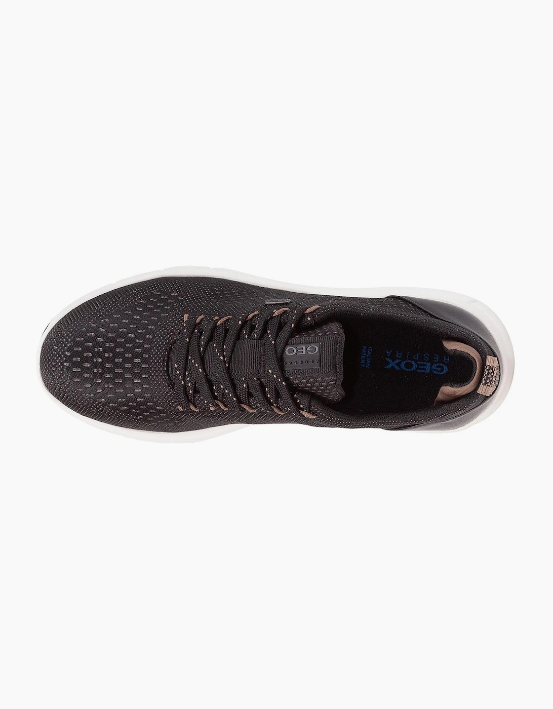 Geox Spherica Amphibiox Womens Trainers Black / Dark Beige