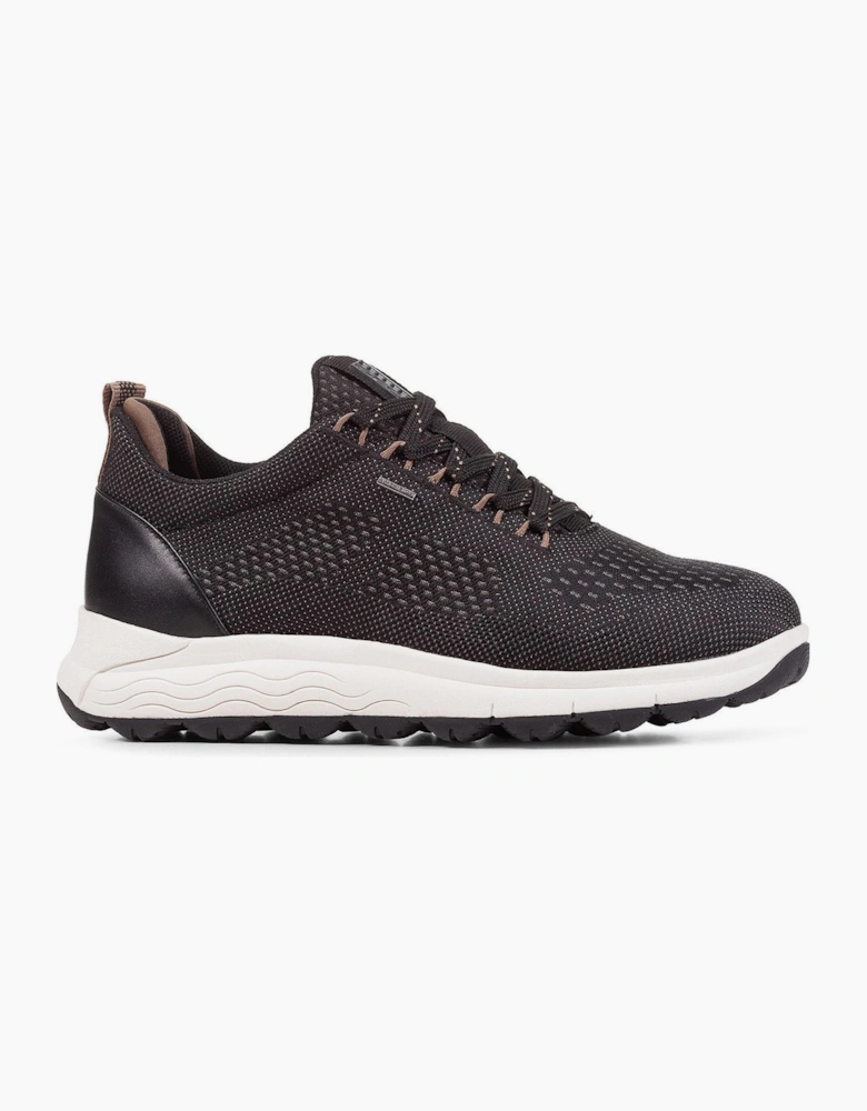 Geox Spherica Amphibiox Womens Trainers Black / Dark Beige