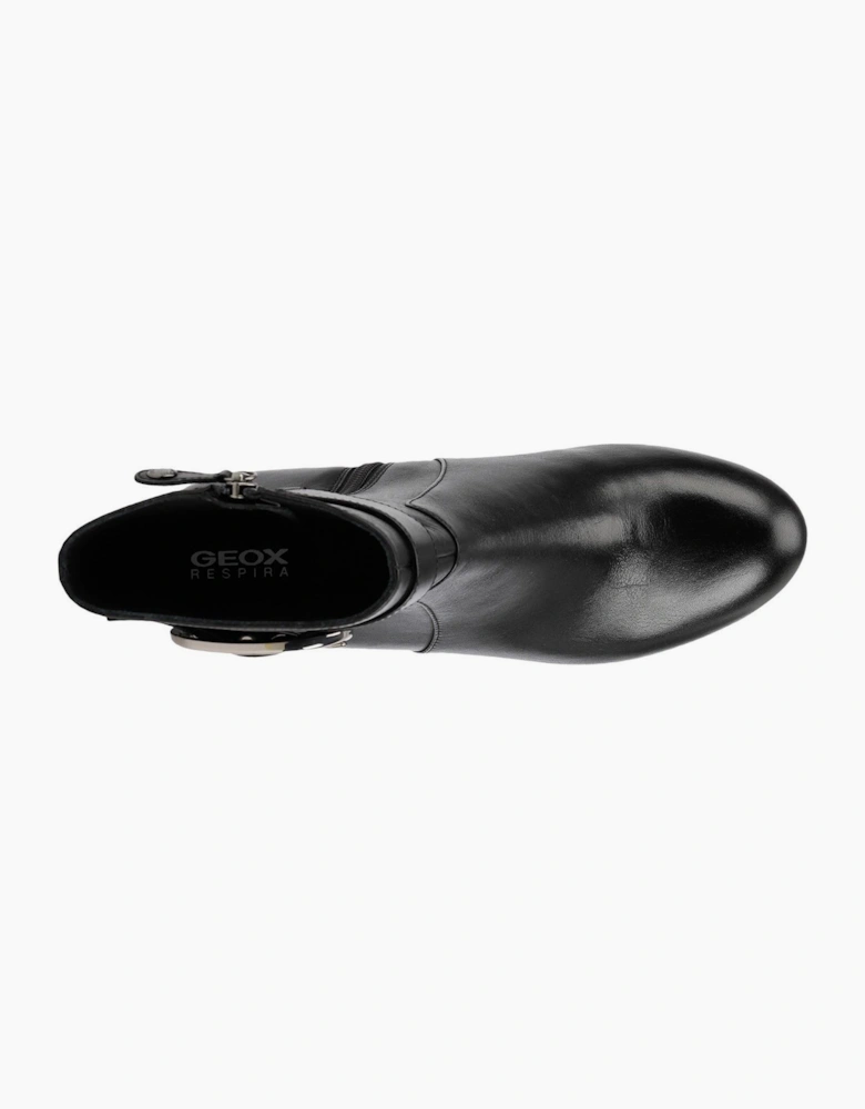 Geox Eleana Womens Ankle Boots Black