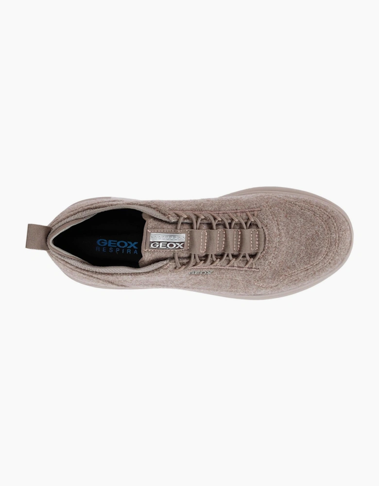 Geox D Spherica A Womens Trainers Dark Rose