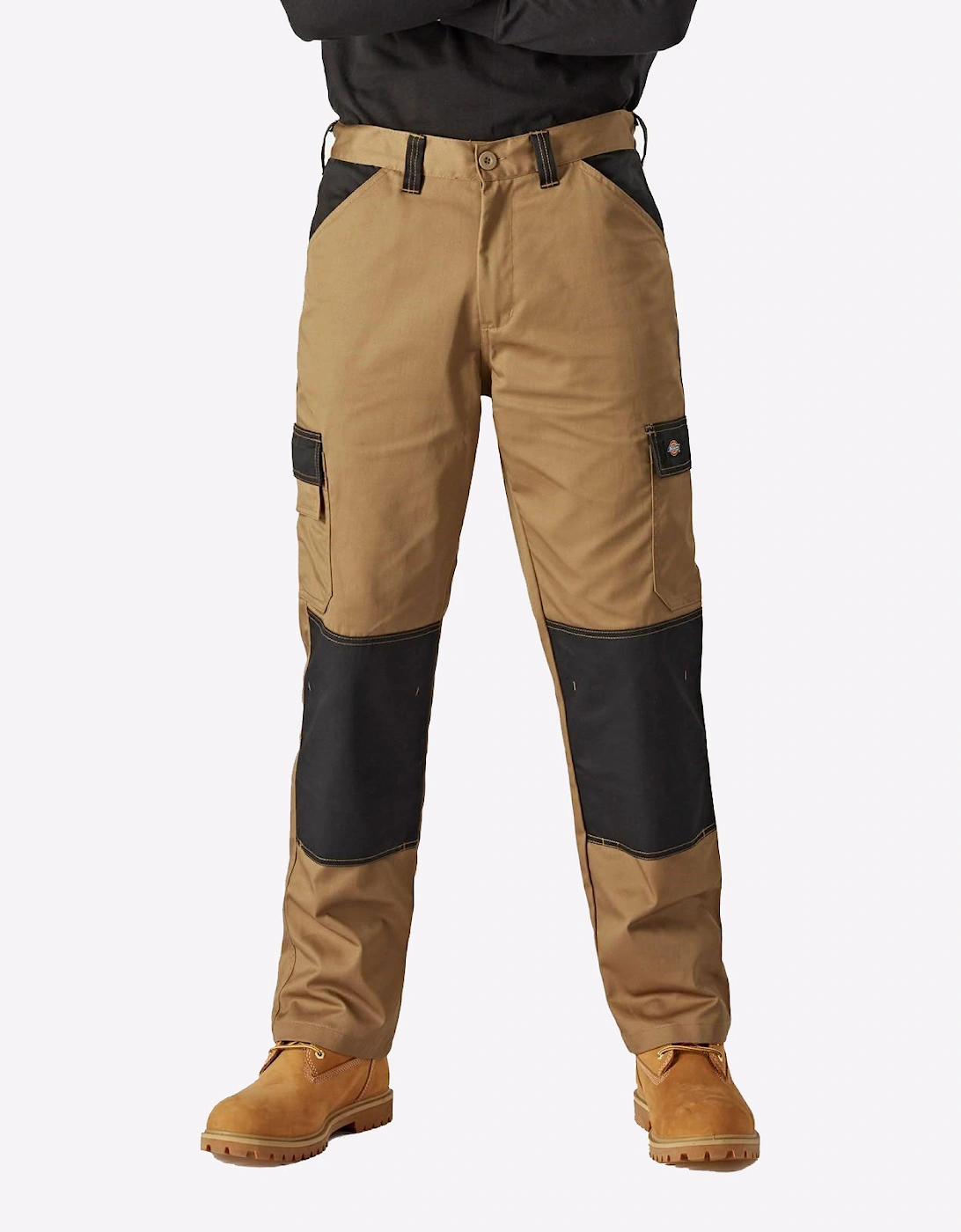 Dickies Everyday Trousers (Regular) Mens Khaki/Black