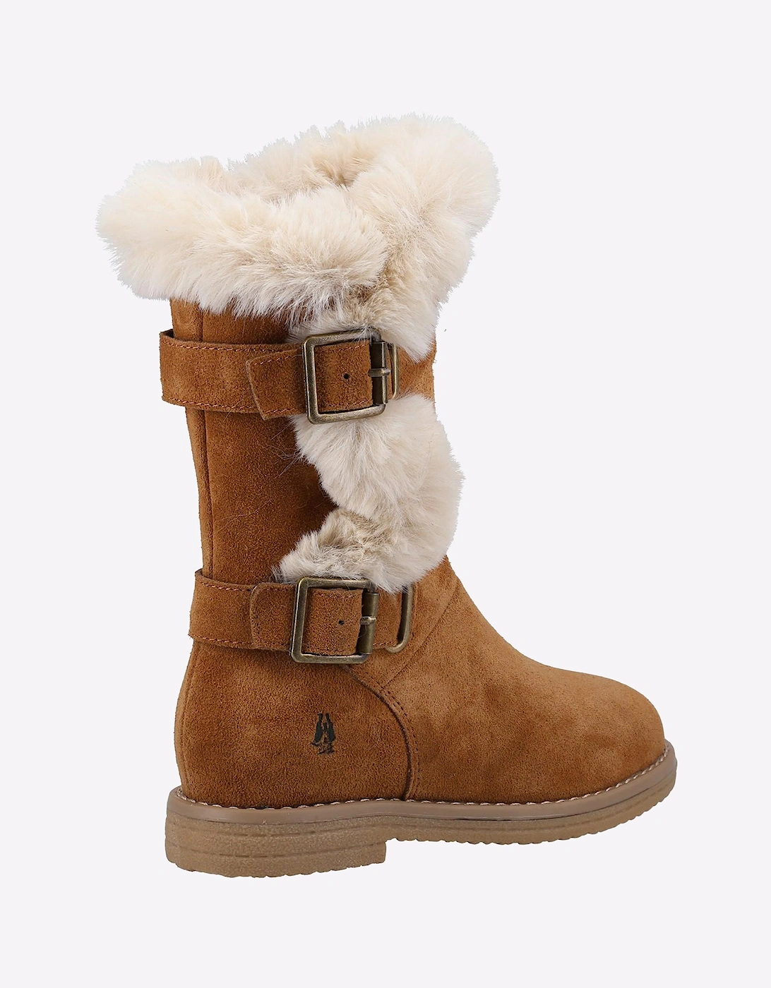 Hush Puppies Mini Megan Memory Foam Junior Boots Tan