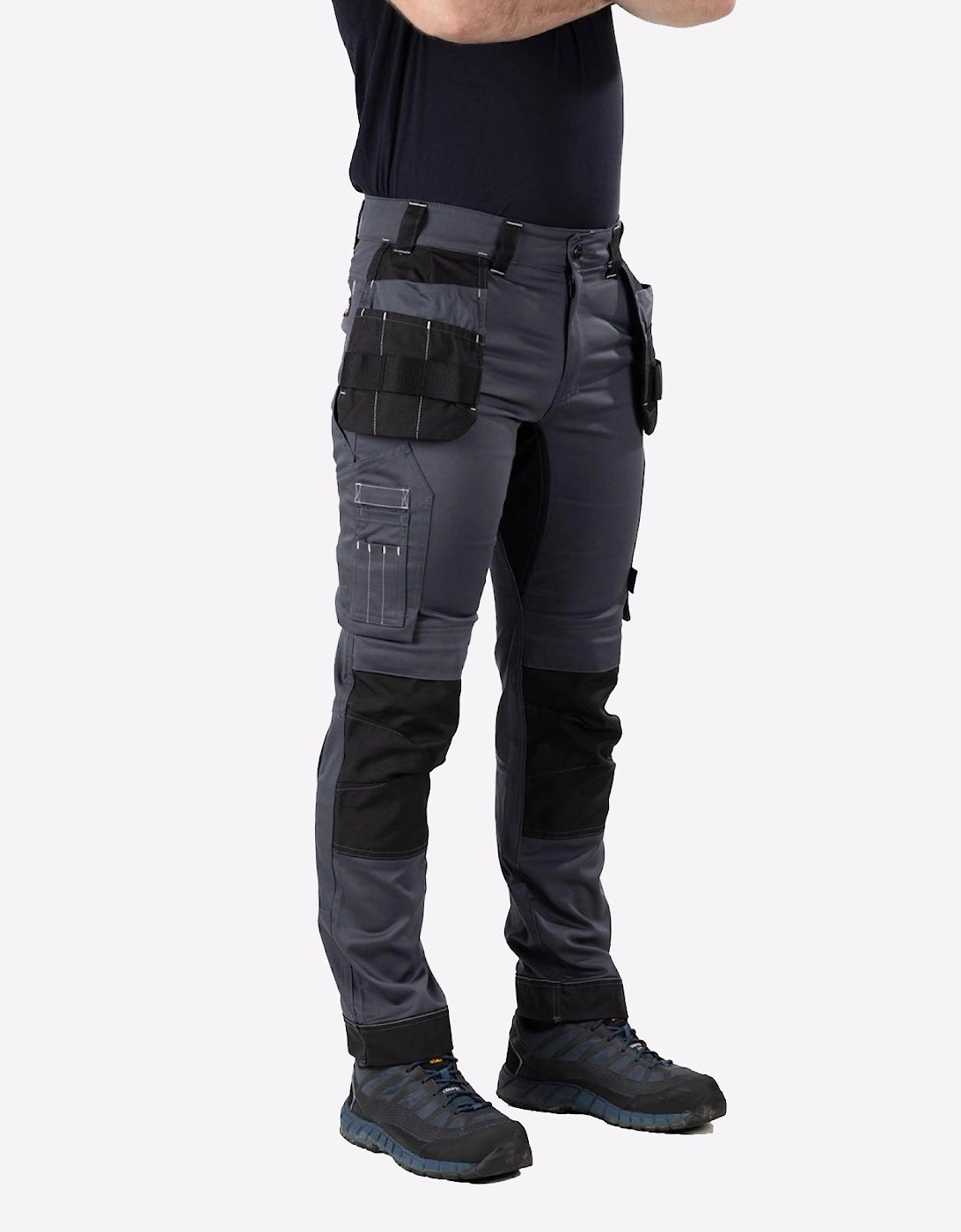 Dickies Holster Universal FLEX Trouser (Regular) Mens Grey/Black