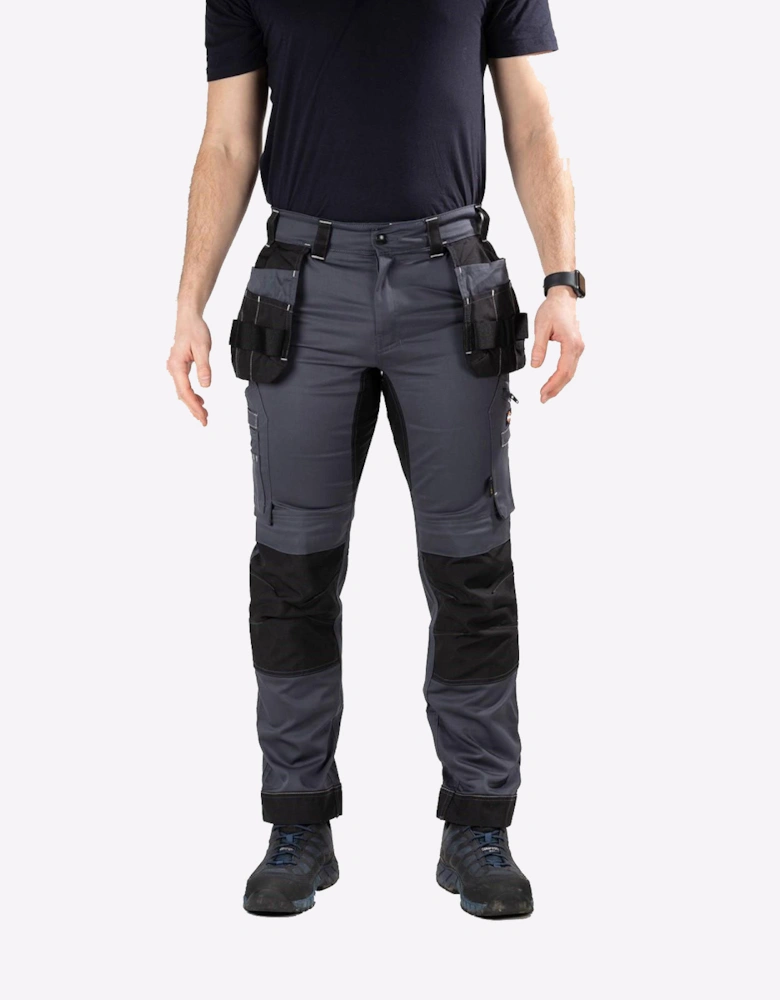 Dickies Holster Universal FLEX Trouser (Regular) Mens Grey/Black