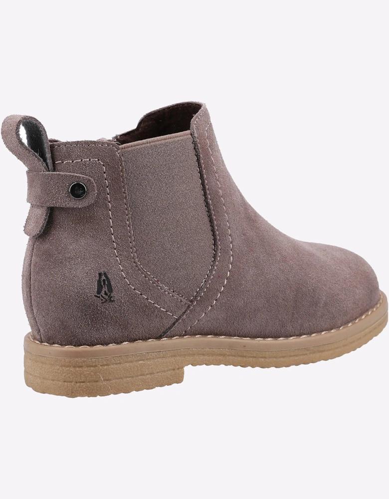 Hush Puppies Mini Maddy Memory Foam Junior Boots Grey