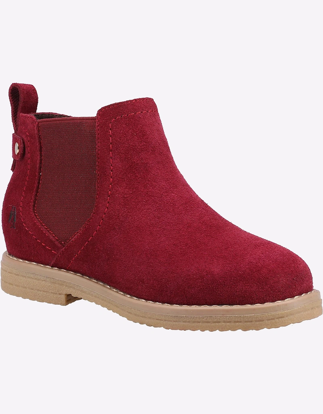 Hush Puppies Mini Maddy Memory Foam Junior Boots Burgundy
