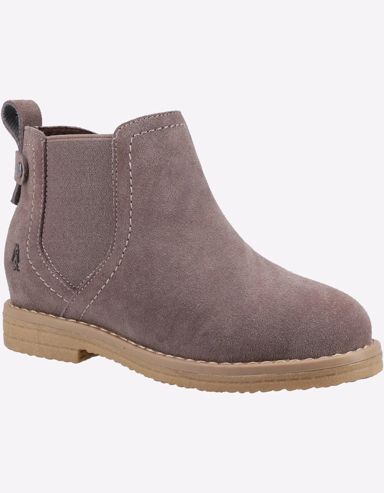 Hush Puppies Mini Maddy Memory Foam Junior Boots Grey