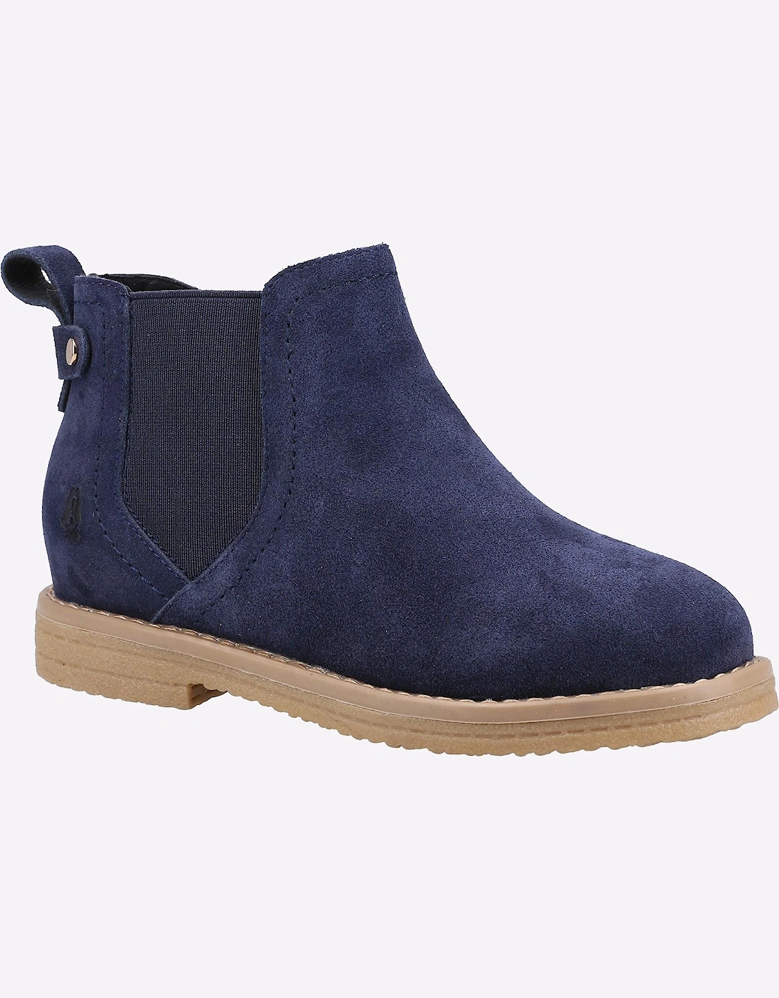 Hush Puppies Mini Maddy Memory Foam Junior Boots Navy